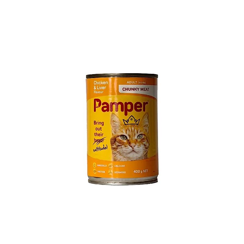 PAMPER TINS CHIC & LIVER 400G