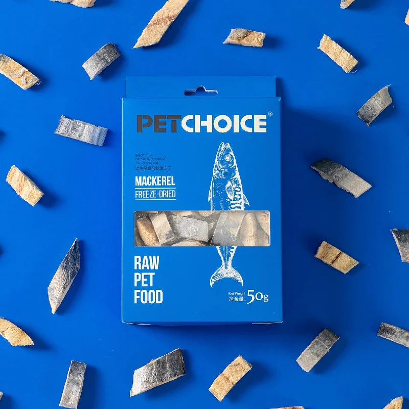 Pet Choice Freeze-Dried Mackerel Cat Food Dog Treat