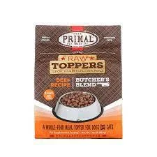 Primal Raw Frozen Butcher's Blend Beef Topper Dog/Cat