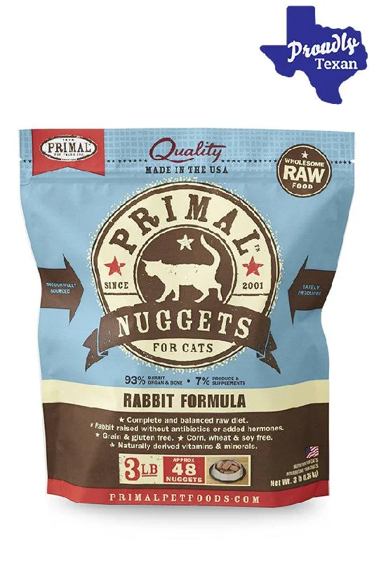 Primal Feline Rabbit Frozen Raw Cat Food