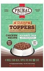 Primal Raw Frozen Butcher's Blend Chicken Topper Dog/Cat