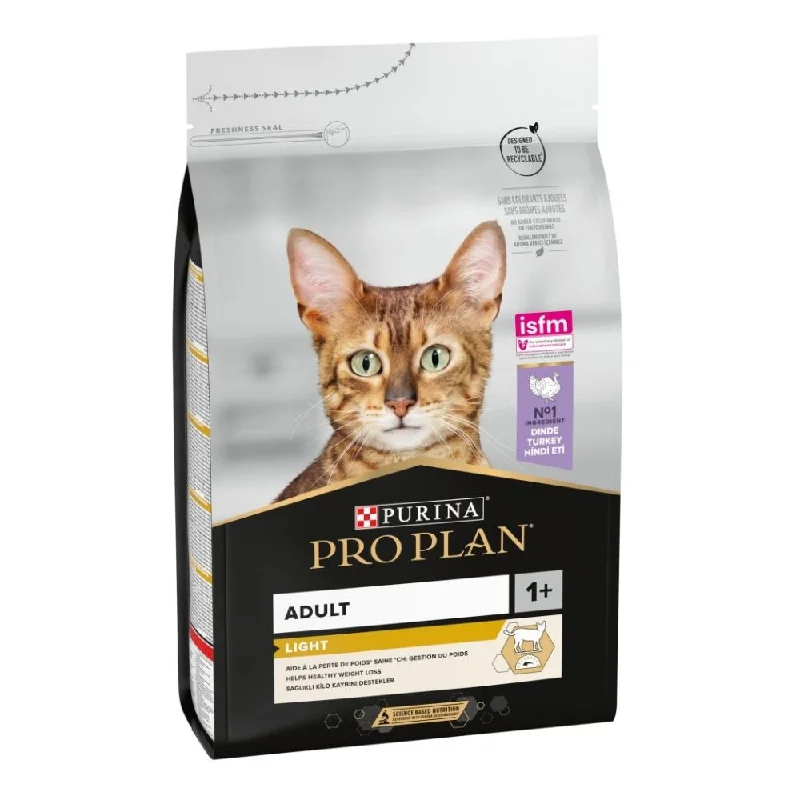 Pro Plan Adult 1+ Light Rich in Turkey Dry Cat Food 3kg