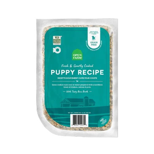 Puppy Gently Cooked Recipe - Cooked Frozen Raw Food - Open Farm