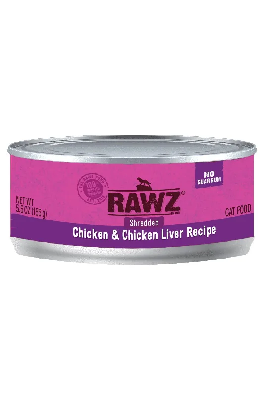 Rawz Shredded Chicken & Chicken Liver Wet Cat Food