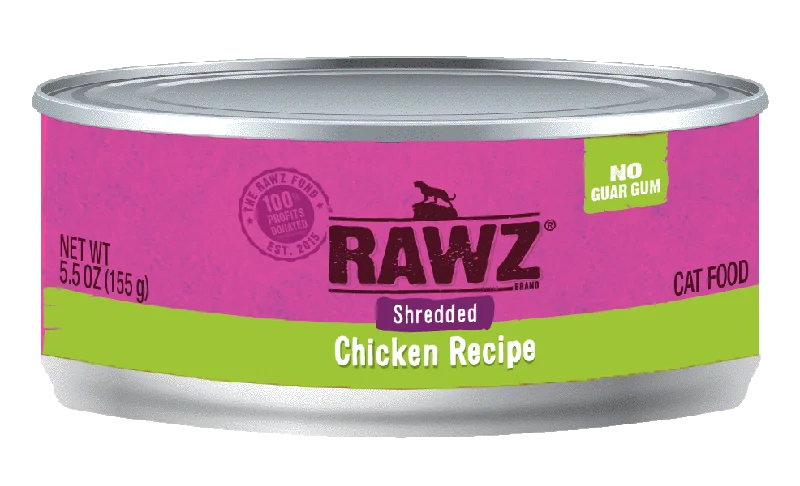 RAWZ Shredded Gum Free Cat Food ( 3oz. Cans )