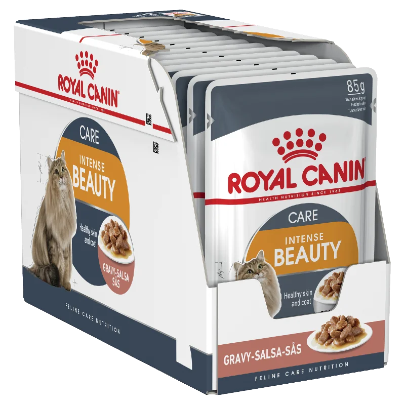 Royal Canin - Intense Beauty / Hair and Skin Adult Cat 12 X 85g