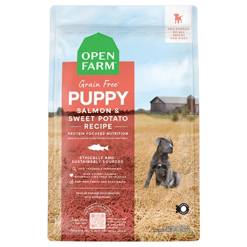 Salmon & Sweet Potato Grain-Free Puppy - Dry Dog Food - Open Farm