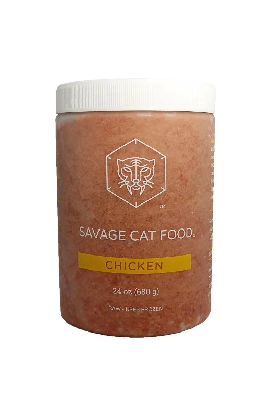 Savage Cat Chicken Frozen Cat Food