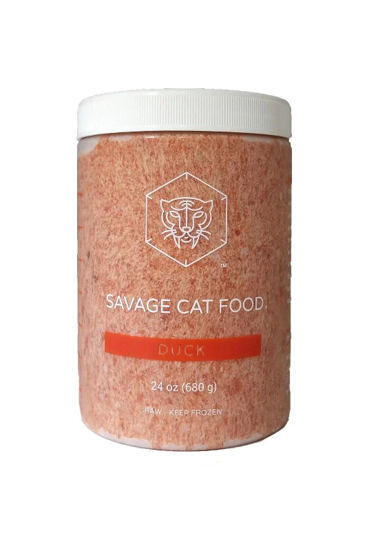 Savage Cat Duck Frozen Cat Food