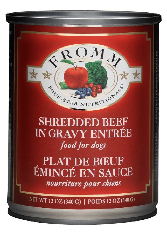 Shredded Beef In Gravy Entree - Wet Dog Food - Fromm