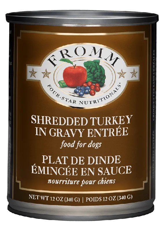 Shredded Turkey In Gravy Entree - Wet Dog Food - Fromm