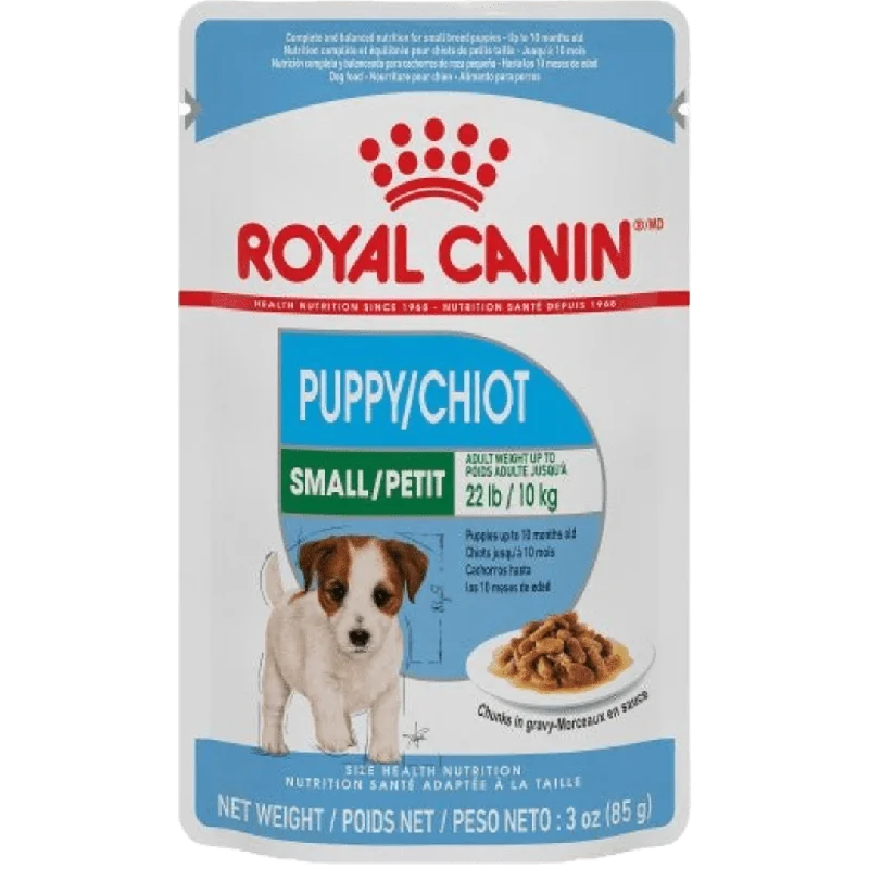 Small Puppy Chunks in Gravy Pouch - Wet Dog Food - Royal Canin