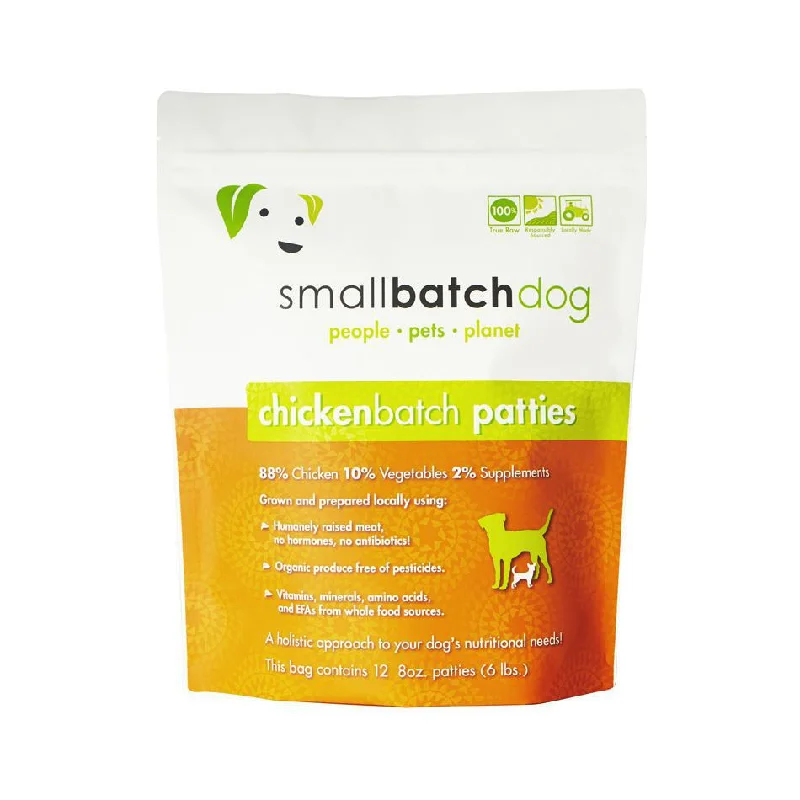 SmallBatch Dog Frozen Raw Chicken 8oz Patties