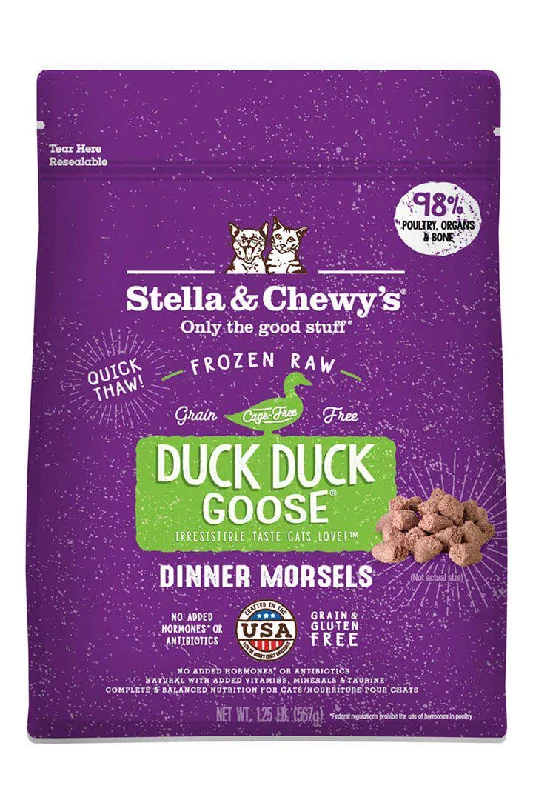 Stella and Chewy's Duck Duck Goose Frozen Raw Cat Food