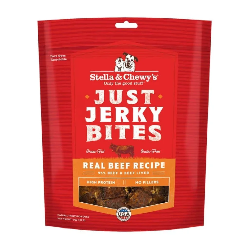 Stella & Chewy's Just Jerky Bites Real Beef Recipe Dog Treat