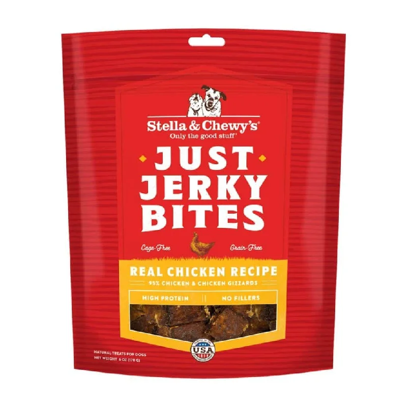 Stella & Chewy's Just Jerky Bites Real Chicken Recipe Dog Treat