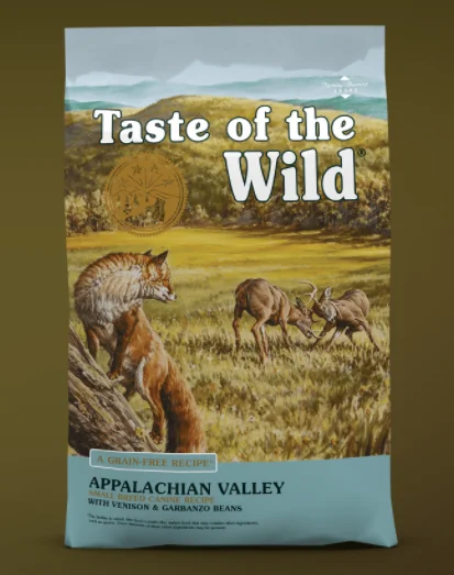 Taste of the Wild Grain Free Dog Food - Appalachian Valley Small Breed Recipe with Venison and Garbanzo Beans