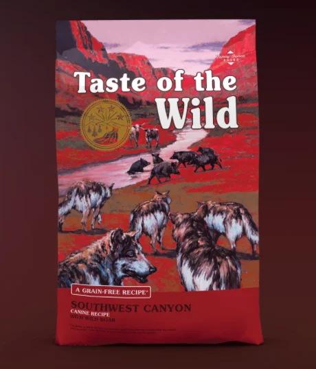 Taste of the Wild Grain Free Dog Food - Southwest Canyon Recipe with Wild Boar