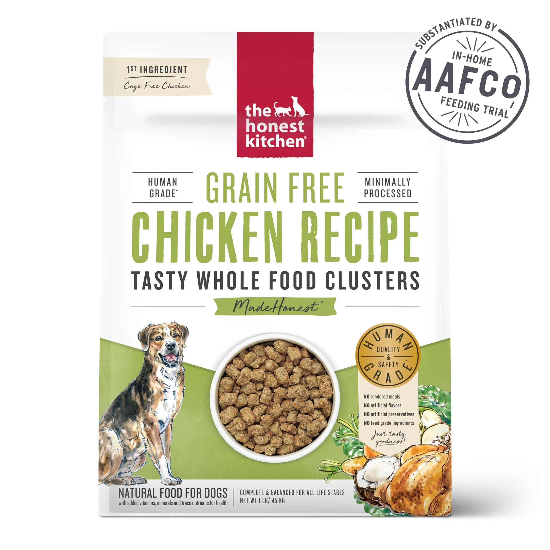 The Honest Kitchen - Whole Food Cluster - Grain Free - Chicken Dog Food