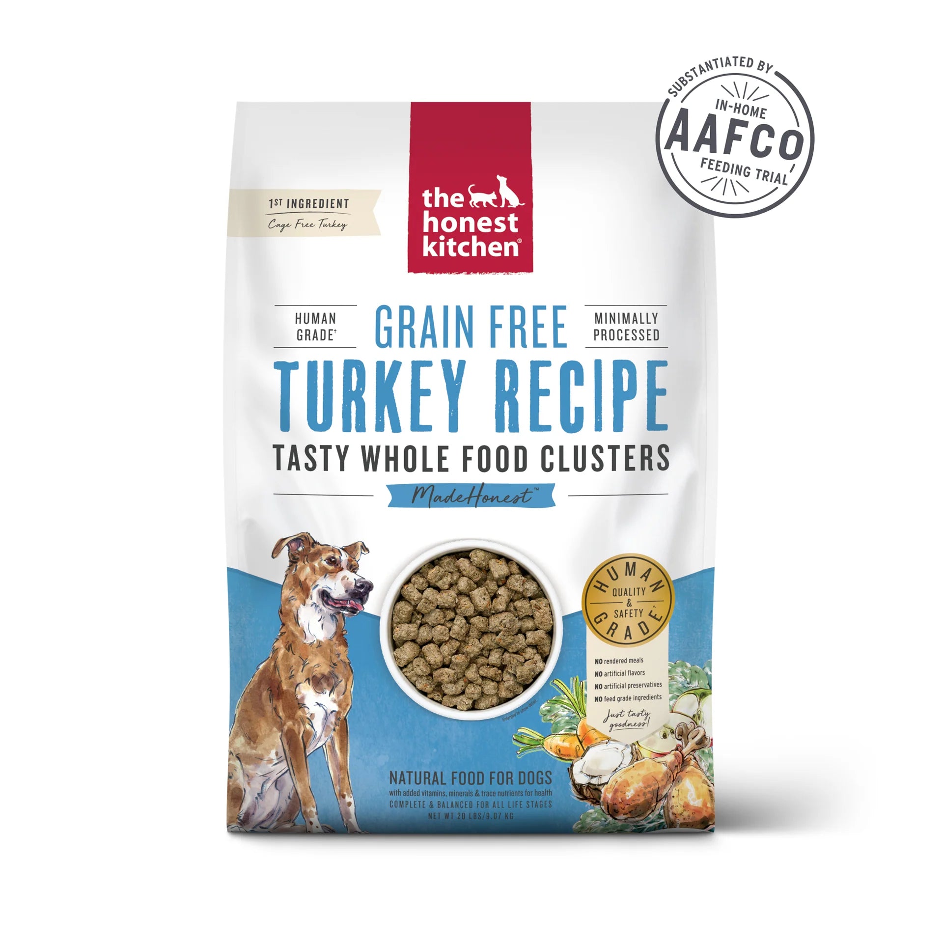 The Honest Kitchen - Whole Food Cluster - Grain Free - Turkey Dog Food