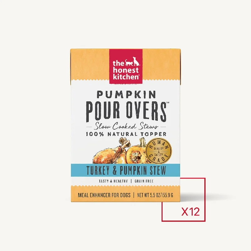 The Honest Kitchen Dog Pour Overs Grain Free Turkey & Pumpkin 5.5oz