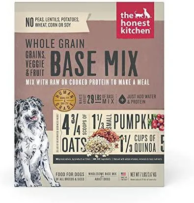 The Honest Kitchen Dog Whole Grain Veggie & Fruit Base Mix