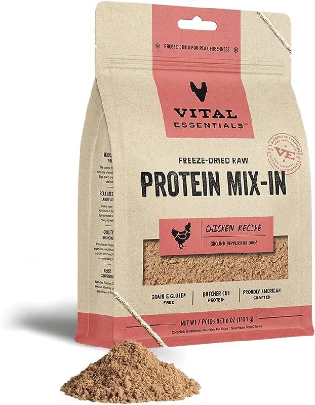 Vital Essential Dog Freeze Dried Protein Mix-In Ground Topper 6oz