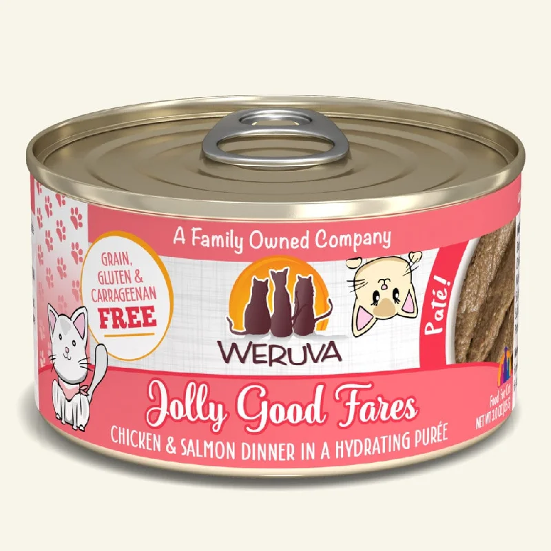 Weruva Cat Patés Dinner in a Hydrating Purée 3.0 oz. Cans