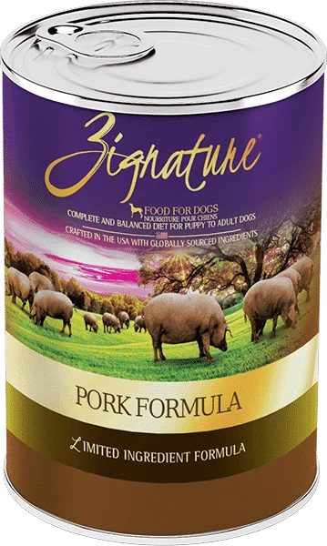 Zignature Pork Formula - Wet Dog Food - Zignature