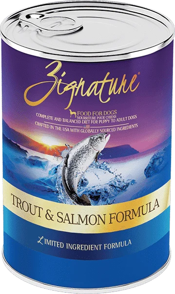 Zignature Trout & Salmon Formula - Wet Dog Food - Zignature