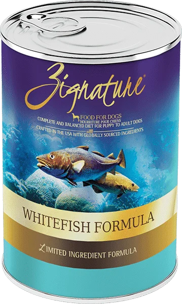 Zignature Whitefish Formula - Wet Dog Food - Zignature