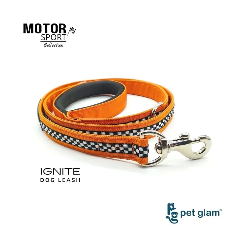 Pet Glam Strong Dog Leash, Ignite- For Puppies - Beagles, Shih Tzu, Labradors