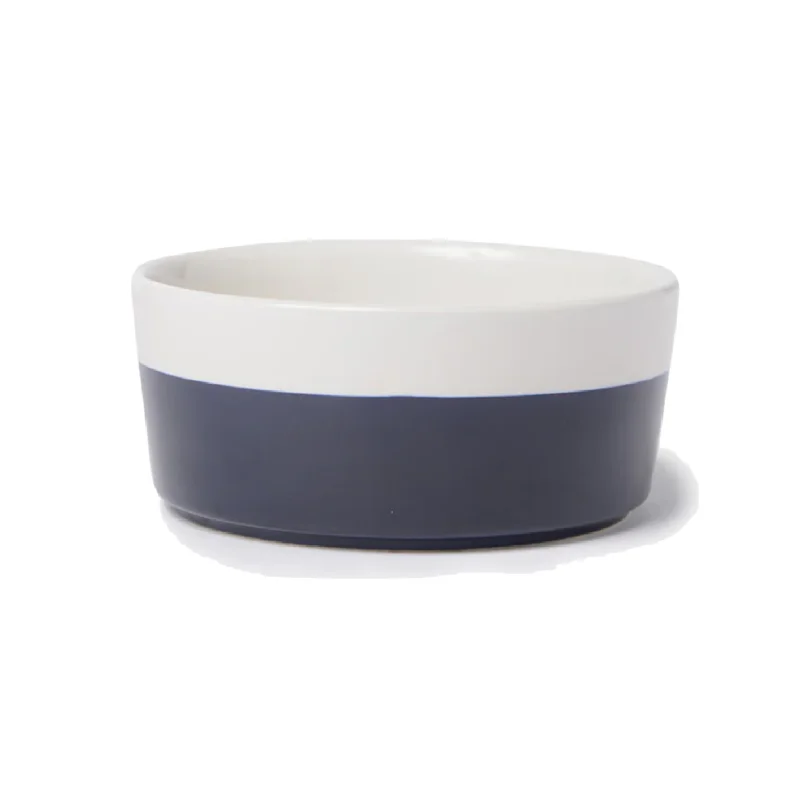 Waggo Dipper Ceramic Dog Bowl Navy