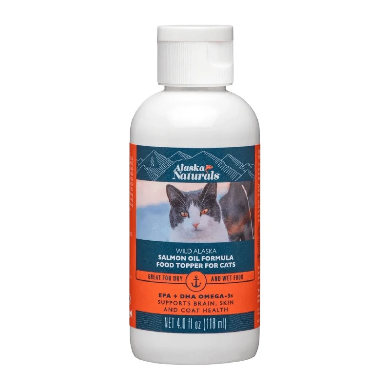 Cat Food Topper - Wild Alaska Salmon Oil - 4 oz