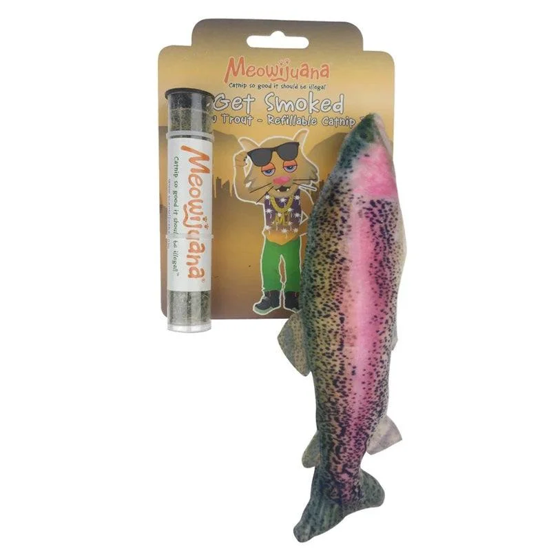 Cat Toy - Get Smoked Refillable Rainbow Trout