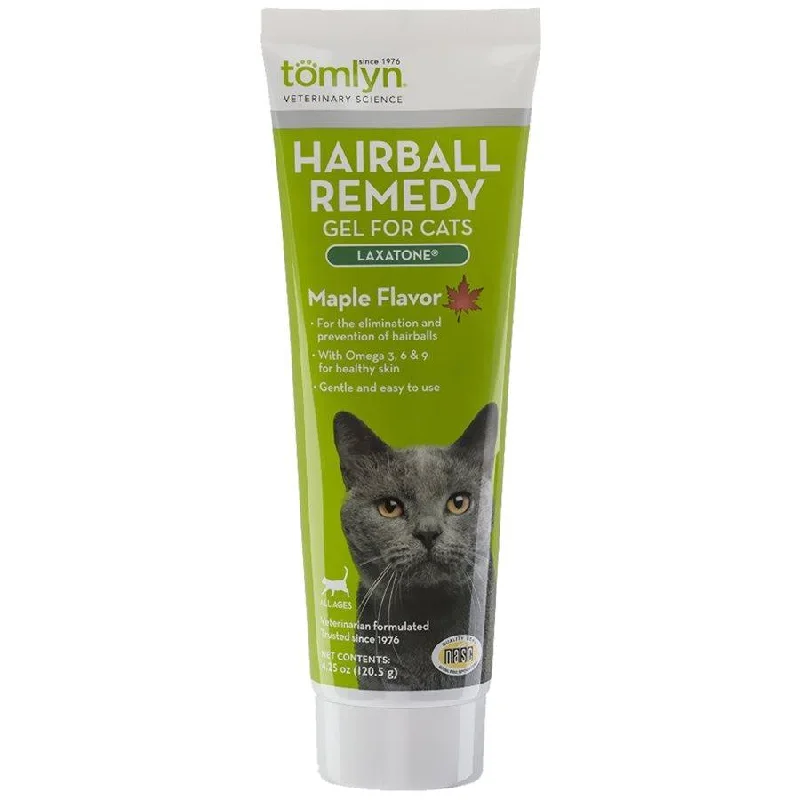 Hairball Remedy Gel Laxatone - Maple Flavor - 4.25 oz