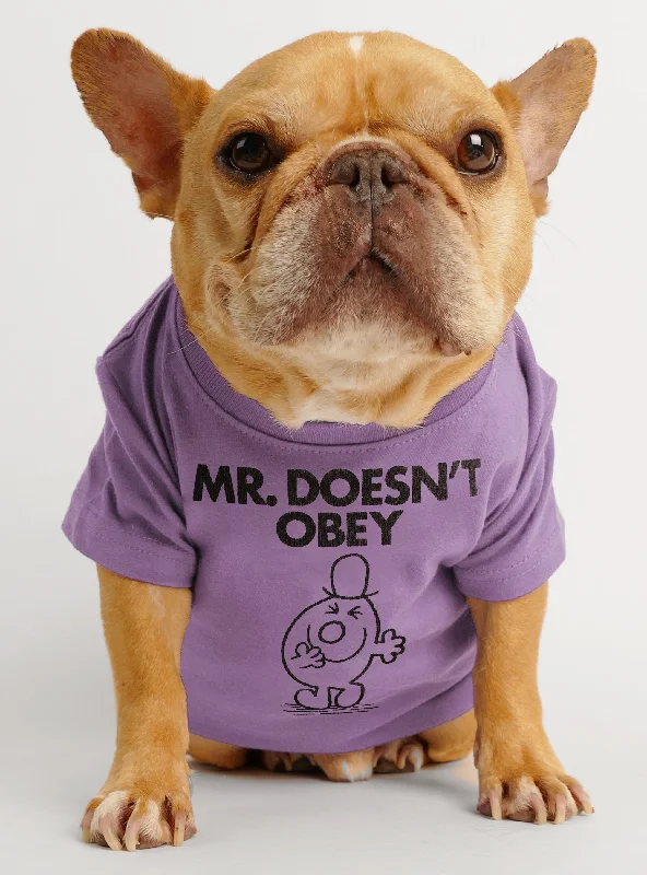 Mr. Doesn't Obey Dog Tee