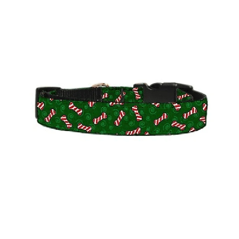 Candy Canes Dog Collar & Leash