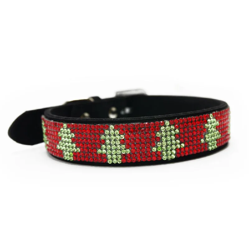 Christmas Tree Festive Bling Collar