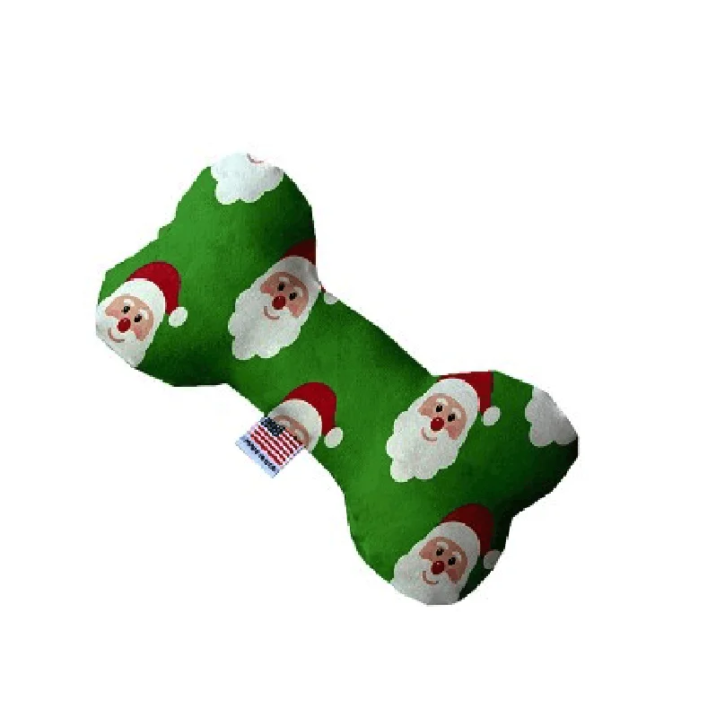 Smiling Santa Bone Dog Toy